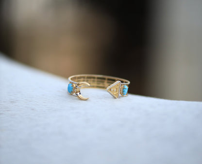 Rizq bracelet with turquoise