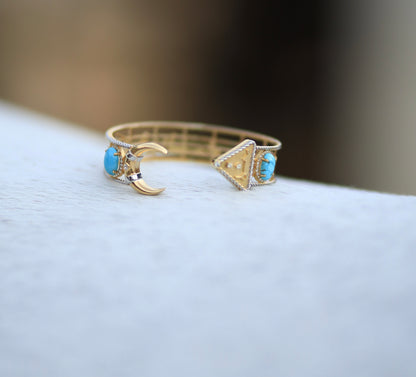 Rizq bracelet with turquoise